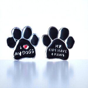 ❤️ 5/$18 - Set of 2 Dog Paws Pin